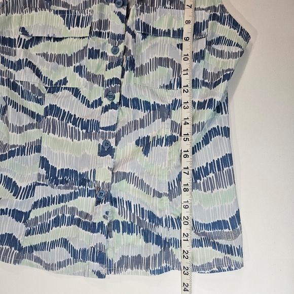 Reel Legends Shirt Womens Petite Small Mariner Sleeveless Outdoor Fishing Top - Picture 6 of 6